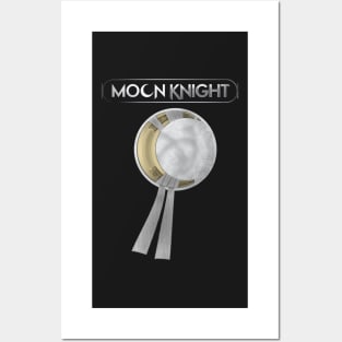 moon knight chest symbol Posters and Art